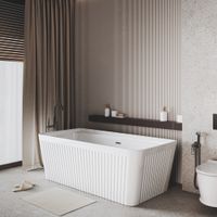 Ванна пристенная Grossman Cristal (150х75х58) цвет белый,1 место арт-GR-28021 — фото 3, Акриловые ванны