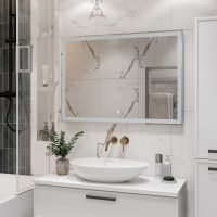 Зеркало арт-СИР-02-100_70-14 — фото 6, Зеркала в ванную комнату