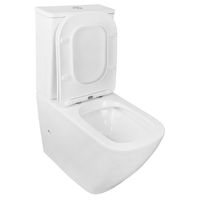 Унитаз-компакт Azario LEVANTO 620x380x830 напольный, безободковый в комплекте с бачком и сиденьем микролифт арт-AZ-1228A — фото 2, Напольные унитазы