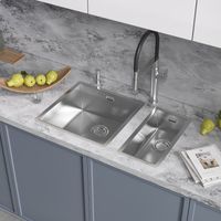 Кухонная мойка Reflexion Como полированная сталь арт-RX2044SS — фото 10, Кухонные мойки