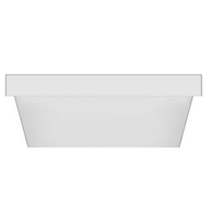 Раковина Scarabeo TEOREMA 2.0 встраиваемая снизу с переливом без отверстий цвет белый арт-5134 — фото 4, Раковины встраиваемые снизу