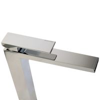 KVANT См-ль д/раковины моноком. высокий, донный клапан "click-clack", плоский излив, хром 32444 — фото 5, Смесители для раковины