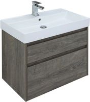 Мебель для ванной Aquanet Nova Lite 75 дуб рошелье (2 ящика) арт-00242904 — фото 12, Комплекты мебели для ванной