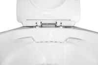 Унитаз-компакт Azario FRENTO 340x650х770 безободковый, в комплекте с бачком и сиденьем микролифт арт-AZ-2311 — фото 4, Напольные унитазы