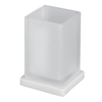 Стакан COLOMBO DESIGN LOOK настольный цвет белый матовый арт-B1641.BM — фото 3, Стаканы для зубных щеток