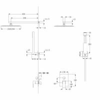 Товар: Душевая система ABBER Daheim AF8219W скрытого монтажа без излива, белая матовая - фото 3 Душевая система ABBER Daheim AF8219W скрытого монтажа без излива, белая матовая — фото 3, Встраиваемые душевые комплекты