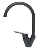 OneLife смеситель для кухни однорычажный полимерный, черный арт-P02-000b — фото 8, Смесители для кухни