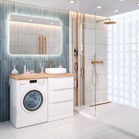 Тумба напольная NORDIC 60 /3 ящ/ под столешницу из массива и накладную раковину /AQUA DE MARCO 2060CNOR/F — фото 11, Тумбы под раковину