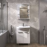 Тумба под раковину VIGO Hoska 60 напольная белый арт-230 — фото 5, Тумбы под раковину