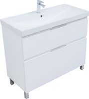 Товар: Тумба под раковину Aquanet Алвита New 100 напольная, белый матовый 00344135 - фото 7 Тумба под раковину Aquanet Алвита New 100 напольная, белый матовый 00344135 — фото 7, Тумбы под раковину