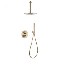 Товар: Душевая система ABBER Wasser Kreis AF8121G скрытого монтажа без излива, золото матовое - фото 1 Душевая система ABBER Wasser Kreis AF8121G скрытого монтажа без излива, золото матовое — фото 1, Встраиваемые душевые комплекты