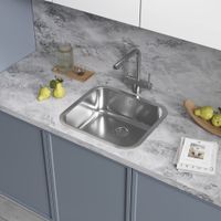 Товар: Кухонная мойка Reflexion Iseo RX2250GD брашированное золото - фото 388 Кухонная мойка Reflexion Iseo RX2250GD брашированное золото — фото 388, Кухонные мойки