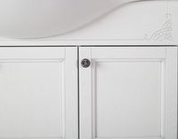 Комплект мебели для ванной Салерно 80 (Белый Патина Серебро) арт-969601 — фото 8, Комплекты мебели для ванной