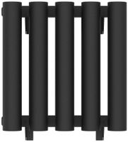 Отопительный радиатор Сунержа Кумир-0 300х330 5 секций Тёмный титан муар арт-15-0340-3005 — фото 5, Радиаторы отопления