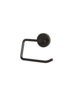 Держатель для туалетной бумаги без крышки, черный матовый, сплав металлов, Sena, IDDIS, арт-SENSB00i43 — фото 1, Держатели туалетной бумаги