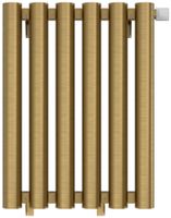 Отопительный радиатор Сунержа Кумир-0 EU50 правый 500х400 6 секций Состаренная латунь арт-051-0351-5006 — фото 6, Радиаторы отопления