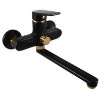 Товар: Смеситель Colorado для ванны/умывальника, цвет черный матовый/золото, арт-CO153.5CMATZ - фото 1 Смеситель Colorado для ванны/умывальника, цвет черный матовый/золото, арт-CO153.5CMATZ — фото 1, Смеситель для ванны