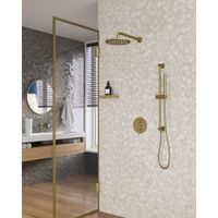 Душевая система встроенная Timo Saona SX-2309/17SM золото матовое — фото 1, Душевые системы