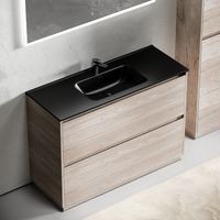 Тумба под раковину SANCOS Libra Floor напольная, 1190х450х840, c двумя ящиками оснащенными доводчиками, дуб галифакс натуральный, арт. арт-LB120F-1EG — фото 10, Тумбы под раковину