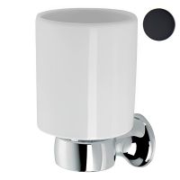 Стакан для ванной Webert Opera , черный арт-OA500301560 — фото 1, Стаканы для зубных щеток