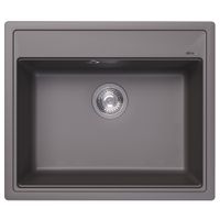 Кухонная мойка ABBER Quarz AQ2902G серый — фото 1, Кухонные мойки