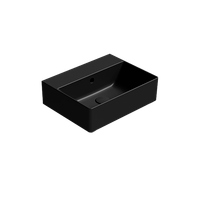 Товар: раковина подвесная/накладная KUBE X 45x35 черный матовый арт-9485126 - фото 2 раковина подвесная/накладная KUBE X 45x35 черный матовый арт-9485126 — фото 2, Раковины подвесные