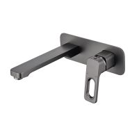 Смеситель для раковины встраиваемый Raglo , графит арт-R51.11.09 — фото 1, Смесители для раковины