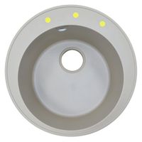 Товар: Кухонная мойка AZARIO Sivas 480х480х197 кварцевая, круглая, сифон в комплекте, цвет Песочный арт-CS00097655 - фото 7 Кухонная мойка AZARIO Sivas 480х480х197 кварцевая, круглая, сифон в комплекте, цвет Песочный арт-CS00097655 — фото 7, Кухонные мойки