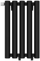 Отопительный радиатор Сунержа Кумир-0 EU50 левый 500х330 5 секций Матовый чёрный арт-31-0350-5005 — фото 6, Радиаторы отопления