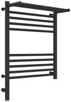 Полотенцесушитель электрический Сунержа Богема с полкой 3.0 600х500 / МЭМ левый Тёмный титан муар 15-5806-6050 — фото 4, Электрические полотенцесушители