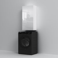 M85CHX0502WG X-Joy, Шкаф навесной с дверками, 50 см, белый глянец — фото 4, Шкафы для ванной