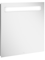 Зеркало, Villeroy&Boch, More To See 14, прямоугольное, ширина, мм-600, глубина, мм-47, высота, мм-750, тип установки-настенный, с подсветкой, тип освещения-светодиодная подсветка, крепления в комплекте арт-A4296000 — фото 1, Зеркала в ванную комнату