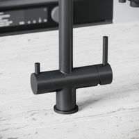 Смеситель для кухни SANCOS Foster с возможностью подключения фильтра для воды, цвет черный матовый, арт. арт-SC4014MB — фото 6, Смесители для кухни