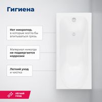 Акриловая ванна Aquanet Nord NEW 150x70 (с каркасом) 00242401 — фото 9, Акриловые ванны