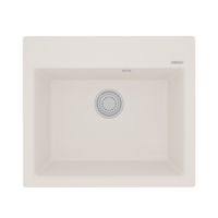 Кухонная мойка Lemark HANKA 570 врезная прямоугольная из кварцгранита, Жасмин арт-9910016 — фото 3, Кухонные мойки