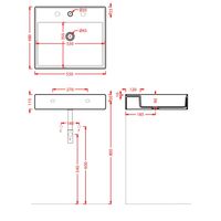 Раковина Artceram Scalino подвесная/накладная с одним отверстием цвет черный матовый арт-SCL007 17 00 — фото 2, Раковины подвесные
