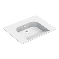 Товар: раковина подвесная COMMUNITY 70x55 белый арт-7633111 - фото 2 раковина подвесная COMMUNITY 70x55 белый арт-7633111 — фото 2, Раковины подвесные