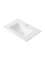 Orange Раковина встраиваемая санфарфор, белая арт-B03-700W — фото 2, Раковины встраиваемые сверху