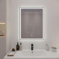 Зеркало с LED-подсветкой CARRERA (60*80) /AQUA DE MARCO Car60/80 — фото 1, Зеркала в ванную комнату