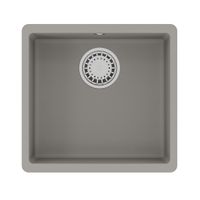 Кухонная мойка Lemark SINARA 440-U подстольного монтажа из кварцгранита, Грей арт-9910069 — фото 3, Кухонные мойки