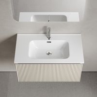 Товар: Тумба подвесная SANCOS Snob R 1.0 790х445х406, c одним ящиком оснащенным доводчиками, Beige Soft , арт.SNR1.080CE - фото 2 Тумба подвесная SANCOS Snob R 1.0 790х445х406, c одним ящиком оснащенным доводчиками, Beige Soft , арт.SNR1.080CE — фото 2, Тумбы под раковину