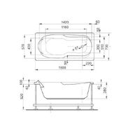 Товар: Veedi Ванна акриловая Ina 160х70 13316070 - фото 1 Veedi Ванна акриловая Ina 160х70 13316070 — фото 1, Акриловые ванны