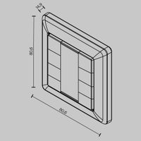 Панель управления Lighting control 721042 — фото 2, Комплектующие для освещения