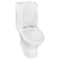 Унитаз-компакт Azario Mist 385х610х800 напольный, безободковый, с быстросъемным сиденьем микролифт арт-AZ-45 — фото 3, Напольные унитазы