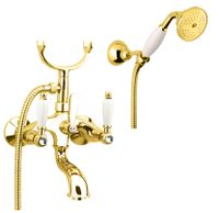Смеситель для ванны Fiore COLONIALE SKY (SWAROVSKI®) , золото арт-03OO0601 — фото 1, Смеситель для ванны