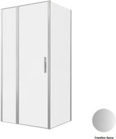 Душевой уголок Allen Brau Priority 100x90 3.31029.BA + 3.31044.BA серебро браш 3.31029.BA + 3.31044.BA — фото 1, Прямоугольные душевые уголки