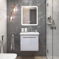 Тумба под раковину VIGO Grani 60 подвесная дуб золотой арт-057 дуб золотой — фото 5, Тумбы под раковину