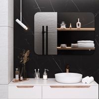 Зеркало с LED-подсветкой MILAN (70*100) /AQUA DE MARCO MIL70/100 — фото 7, Зеркала в ванную комнату