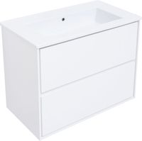 Тумба под раковину Aquanet Милан 85 белый глянец арт-00339967 — фото 8, Тумбы под раковину