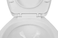 Унитаз подвесной Azario STELLA 370х400х550 ободковый, с быстросъемным сидением микролифт, белый арт-AZ-VT005+AZ-VT005sc — фото 5, Подвесные унитазы